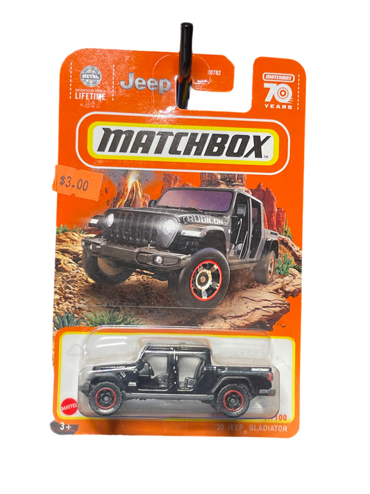 Matchbox ‘20 Jeep Gladiator Black 41/100