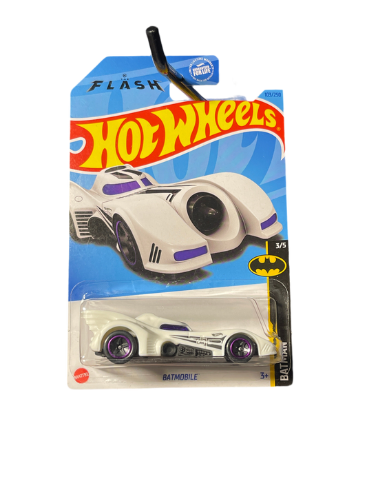 Hot Wheels “The Flash” Ghost Batmobile white 3/5