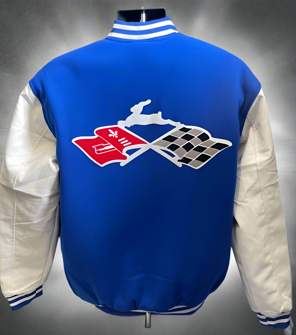 Impala University ‘94 ‘95 ‘96 Heavy Letterman Varsity Jacket Blue/White