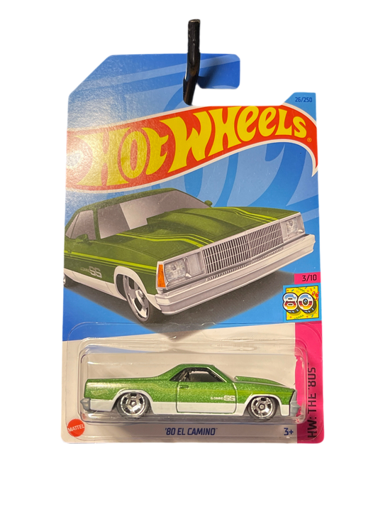 Hot Wheels ‘80 El Camino “The 80s” 3/10 Green