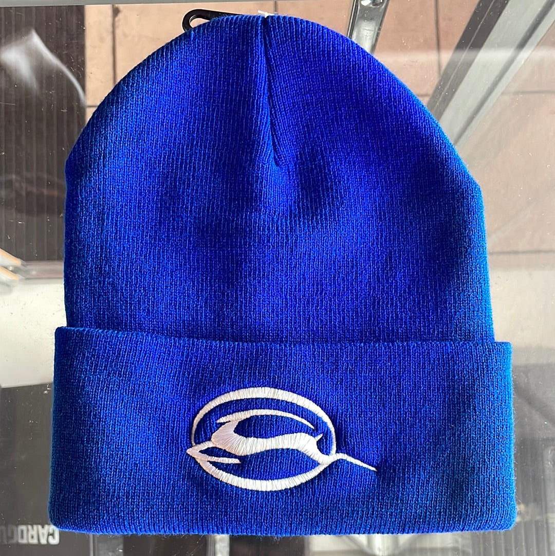 Impala Leaping Deer skully Blue/ white