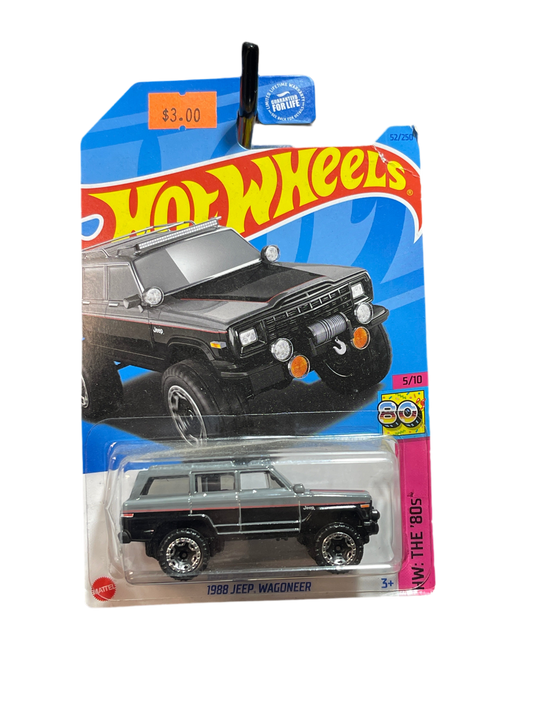 Hot Wheels 1988 Jeep Wagoneer HW 80’s two toned