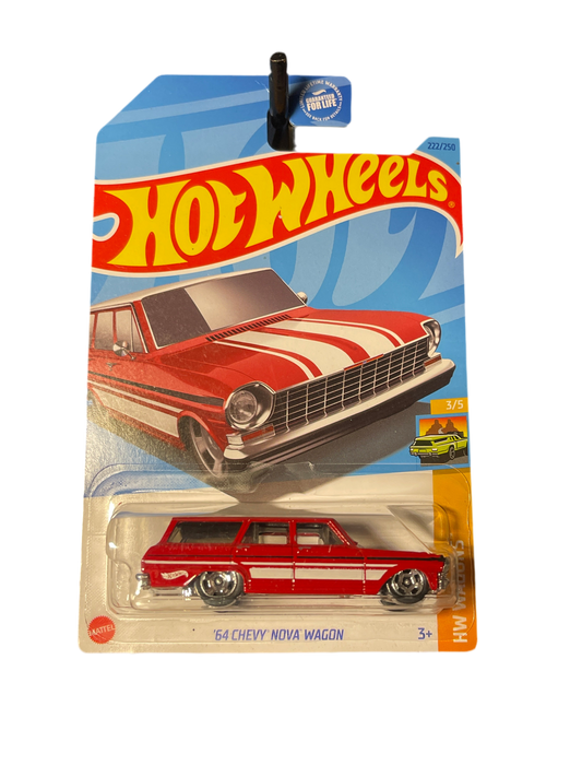 Hot Wheels Wagons ‘64 Chevy Nova Wagon 3/5