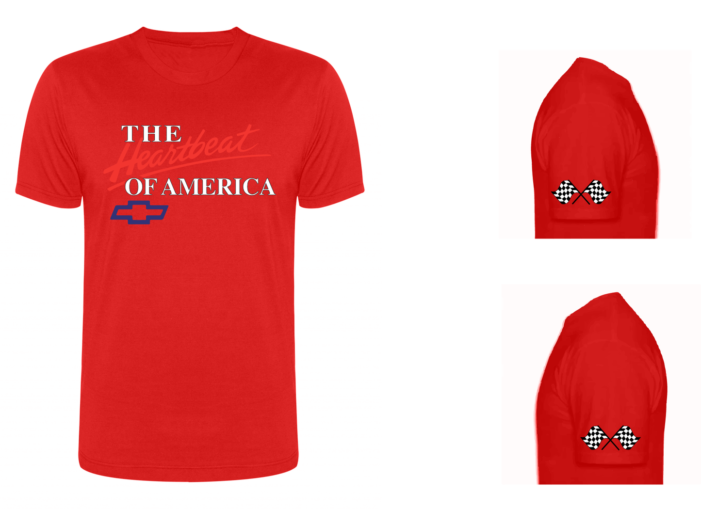 Heartbeat of America Racing Short Sleeve T-shirt