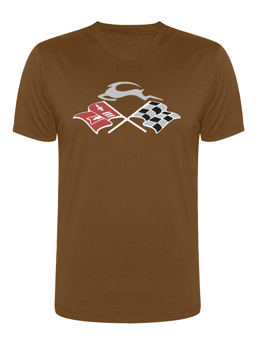 Reflective Cross Flags & Leaping Deer T-Shirt