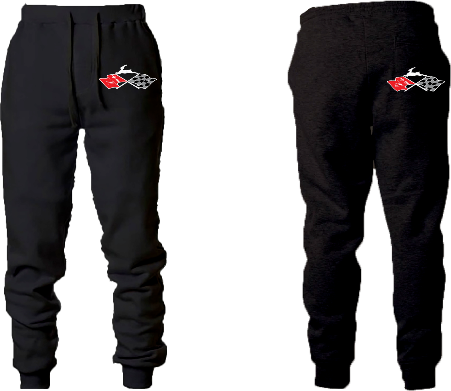 Non-Reflective Cross Flags & Leaping Deer Emblem Sweats