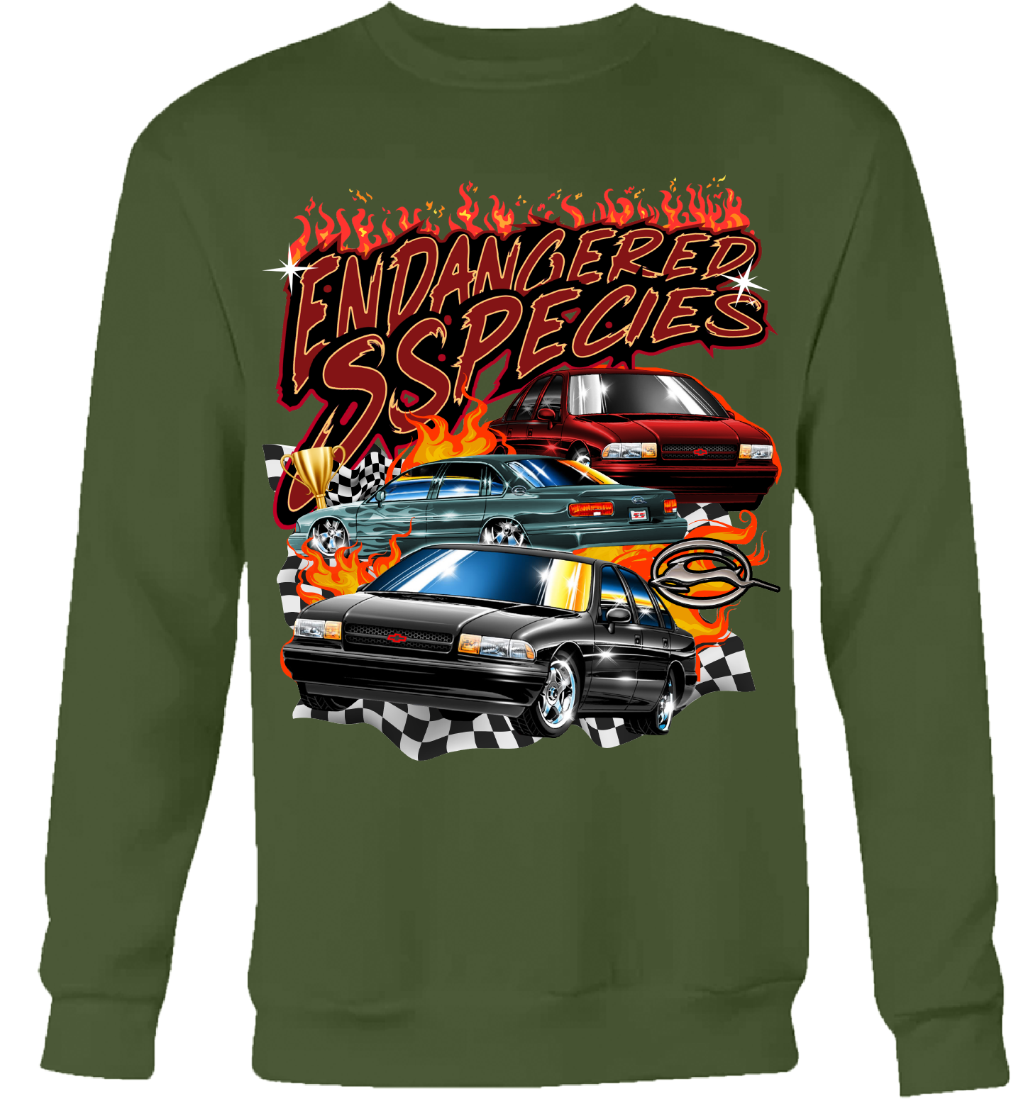 Kids Endangered SSpecies Crewneck DTF