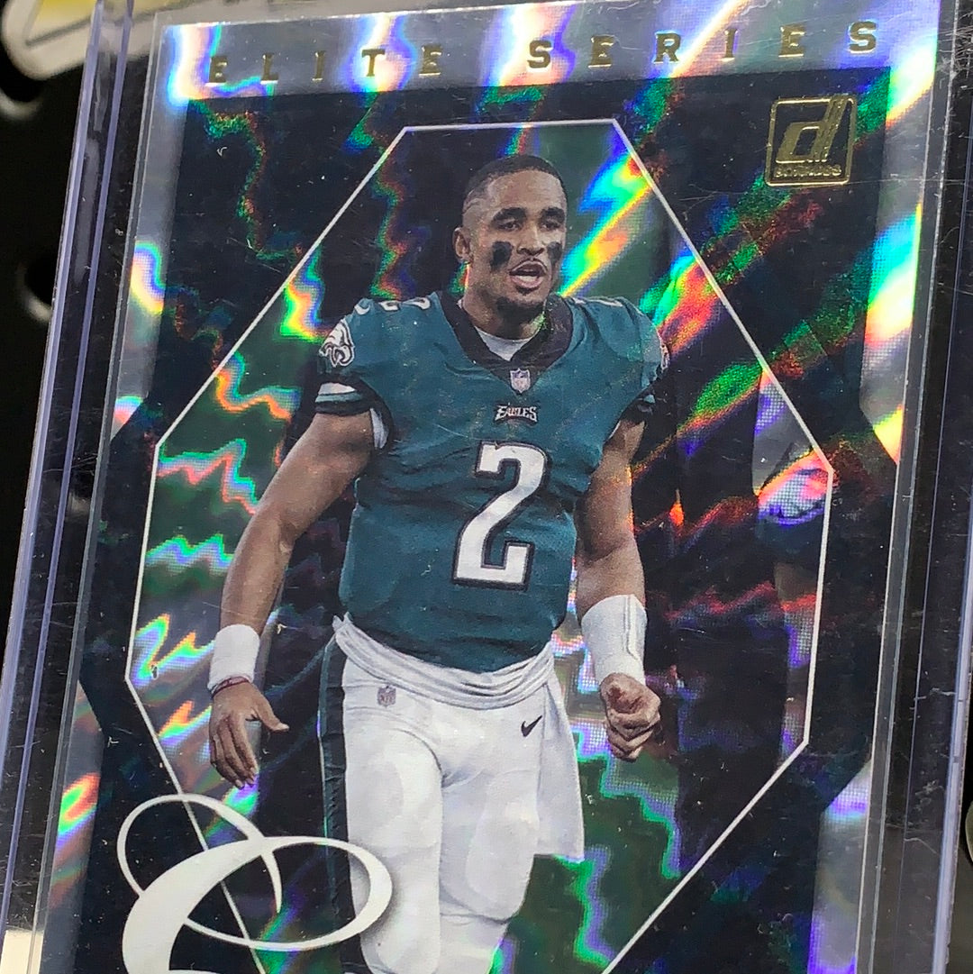 2021 Panini Donruss Jalen Hurts Elite Series Insert #ES-JHU Eagles Rookie Card