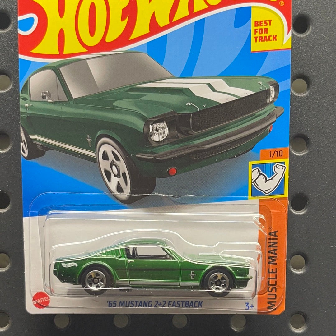 Hotwheels #1/10 Muscle Mania #192/250 HW '65 MUSTANG 2+2 FASTBACK