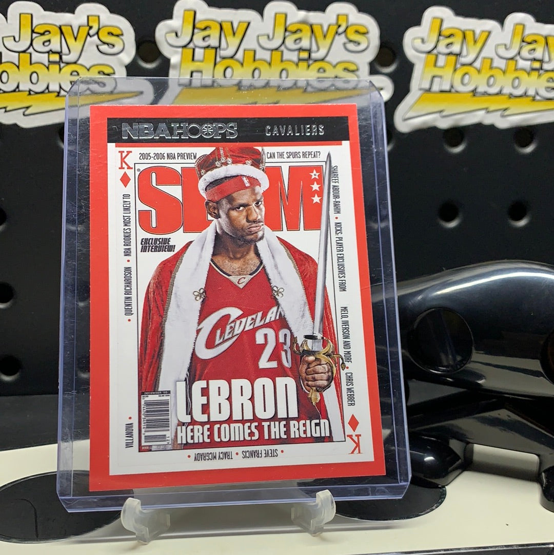 Lebron James 2021-22 Panini NBA Hoops SLAM Base Insert