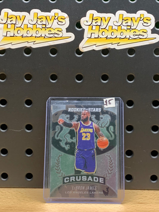 2020-21 Panini Chronicles Rookies & Stars #521 LEBRON JAMES Crusade LA Lakers