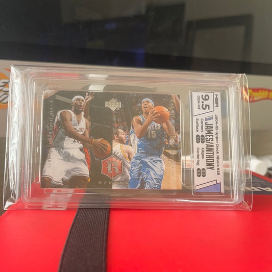 Lebron James and Carmelo Anthony Upper Deck Rivals Graded 9.5