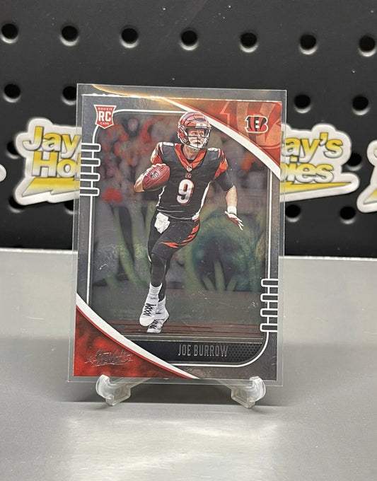 2020 PANINI ABSOLUTE NFL FOOTBALL ROOKIE #158 JOE BURROW CINCINNATI BENGALS
