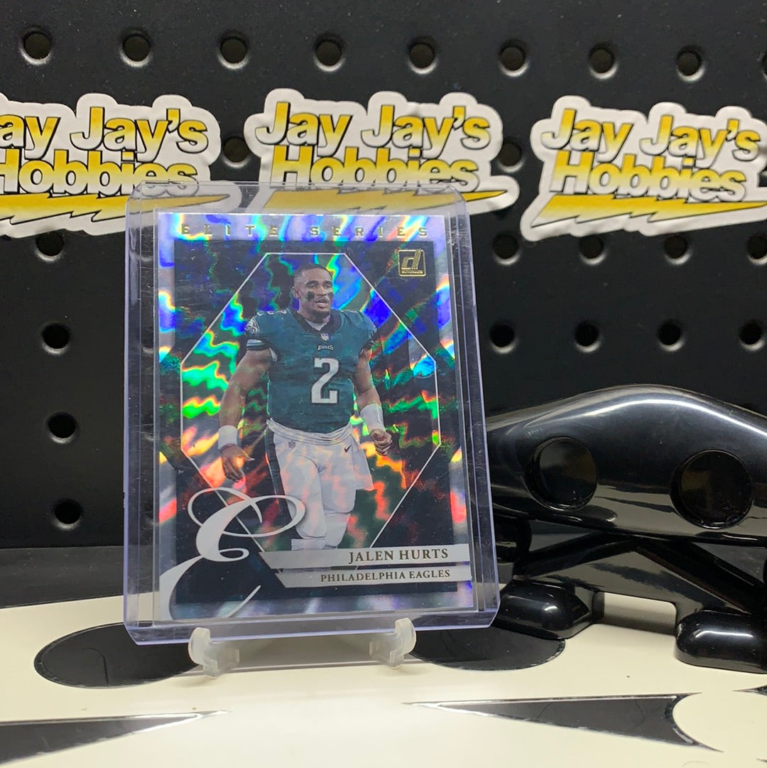 2021 Panini Donruss Jalen Hurts Elite Series Insert #ES-JHU Eagles Rookie Card