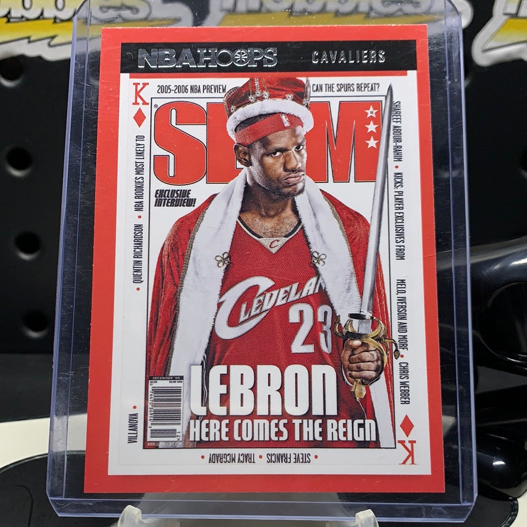 Lebron James 2021-22 Panini NBA Hoops SLAM Base Insert