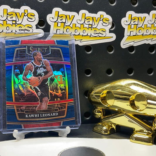 KAWHI LEONARD #20  - BLUE SILVER PARALLEL 2021-2022 PANINI SELECT