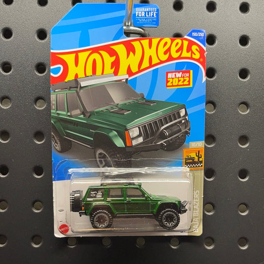 2022 Hot Wheels '95 Jeep Cherokee (green) Baja Blazers 150/250