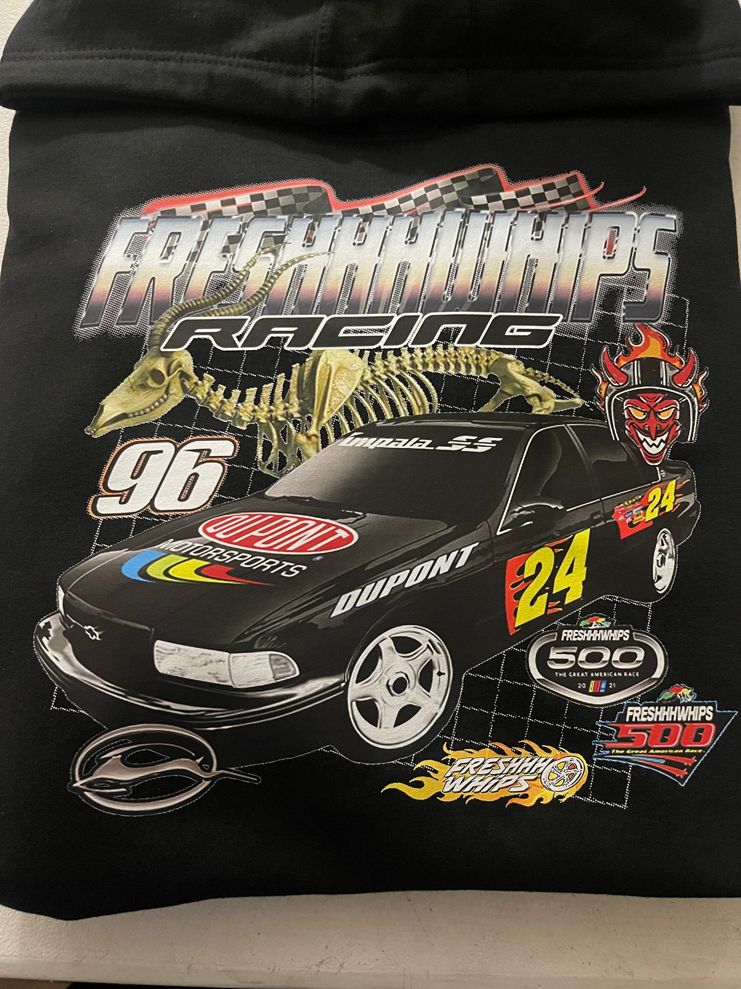 FreshhhWhips 500 Racing Impala Hoodie