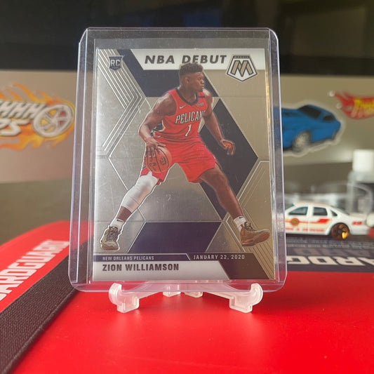 Zion Williamson Panini Mosaic NBA DEBUT Rookie Card