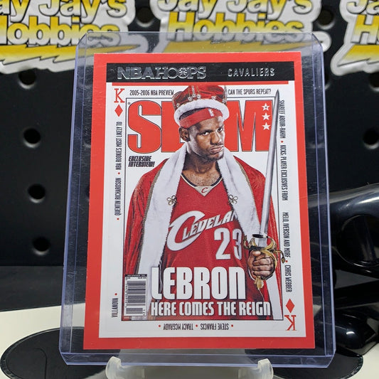 Lebron James 2021-22 Panini NBA Hoops SLAM Base Insert