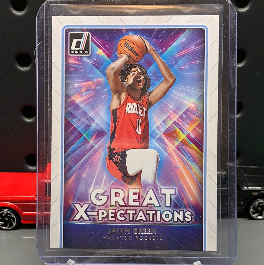 JALEN GREEN GREAT XPECTATIONS ROOKIE CARD - 2022 DONRUSS #11