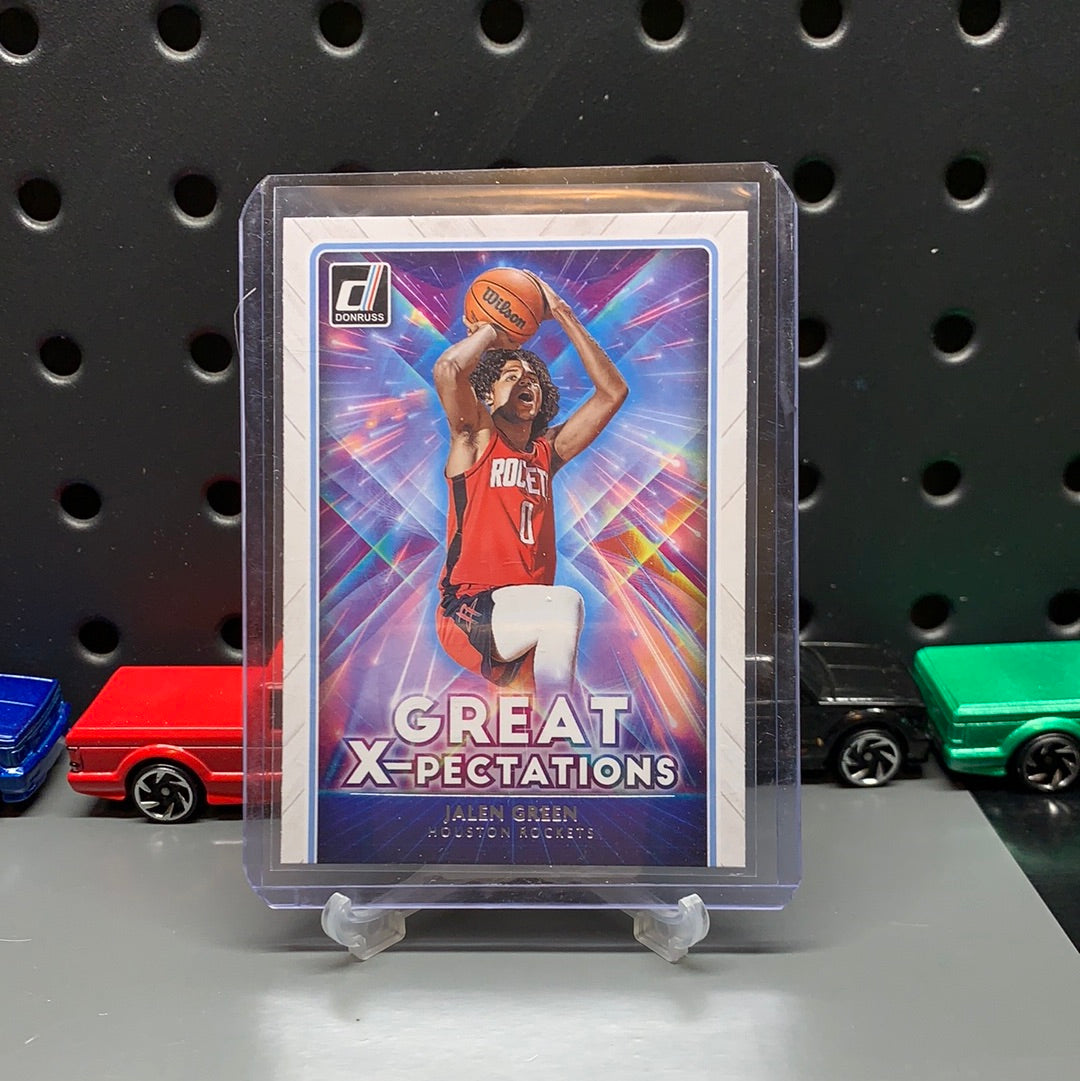 JALEN GREEN GREAT XPECTATIONS ROOKIE CARD - 2022 DONRUSS #11