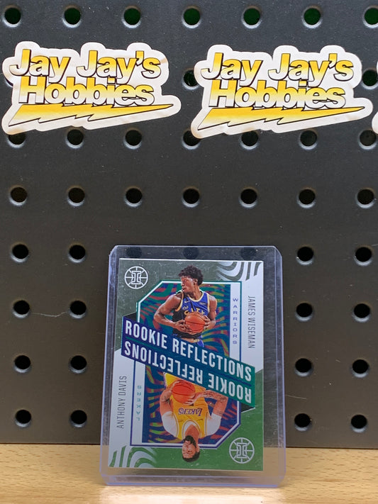 2020-21 Panini Illusions Rookie Reflections James Wiseman RC Anthony Davis #17