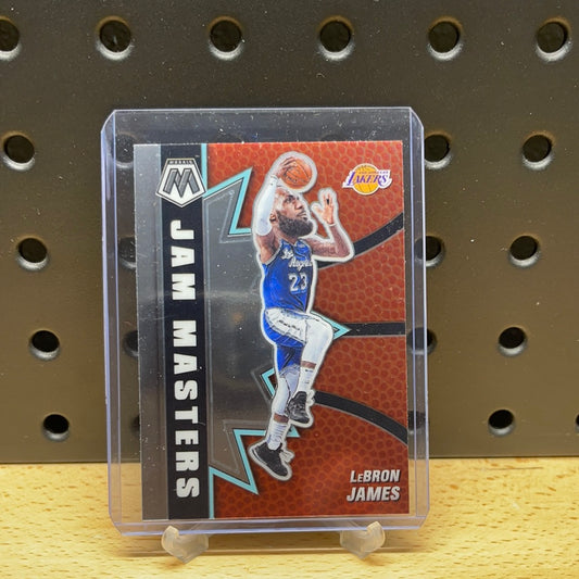 LeBron James 2020-21 Panini Mosaic NBA Jam Masters Insert Los Angeles Lakers HOF