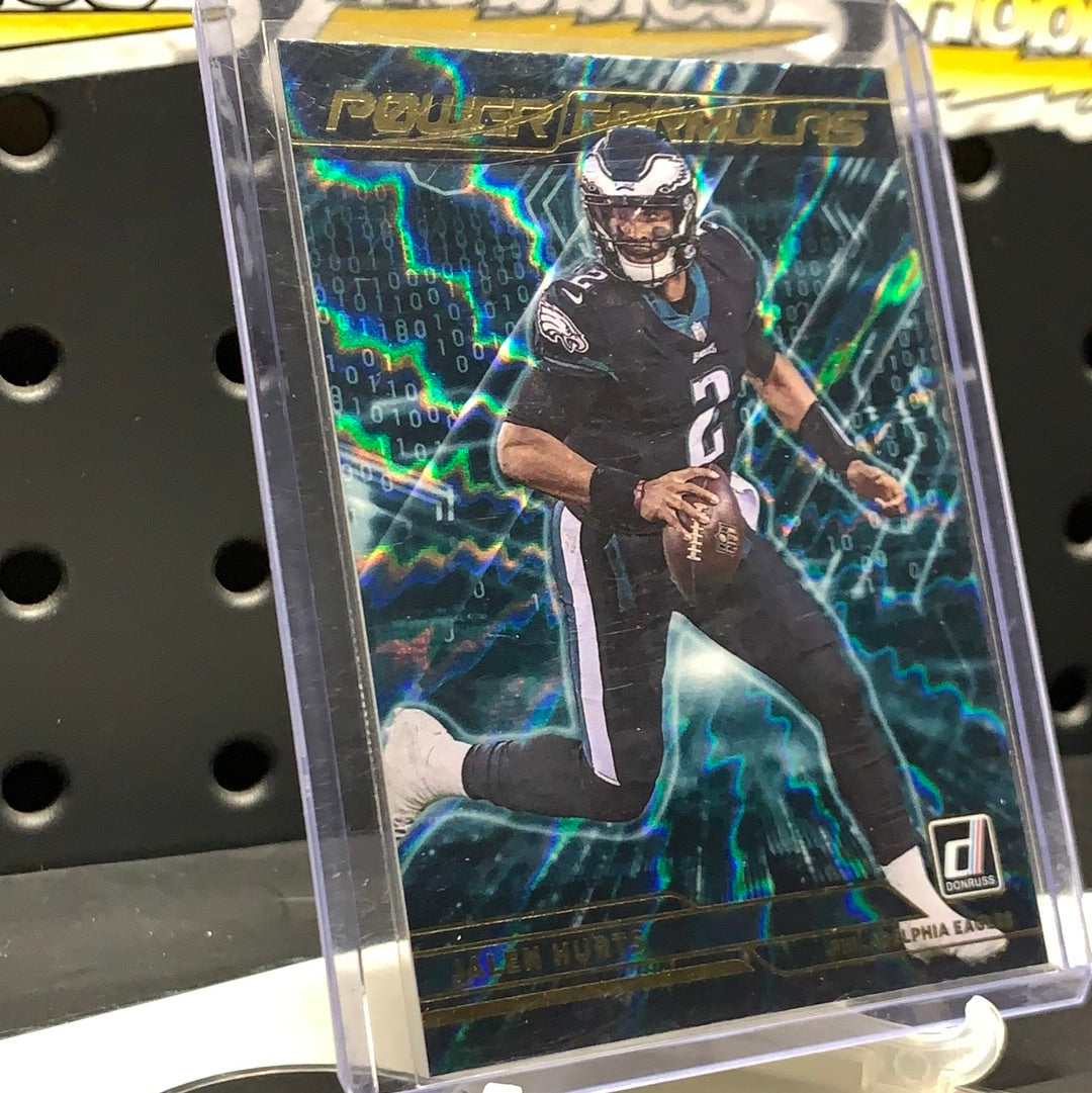 2021 Panini Donruss Power Formulas Jalen Hurts #PF9 Philadelphia eagles NFL rare