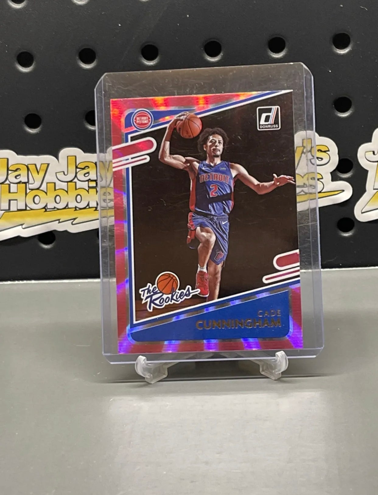 Cade Cunningham 2021-22 Donruss The Rookies #1 Pink Laser RC Pistons