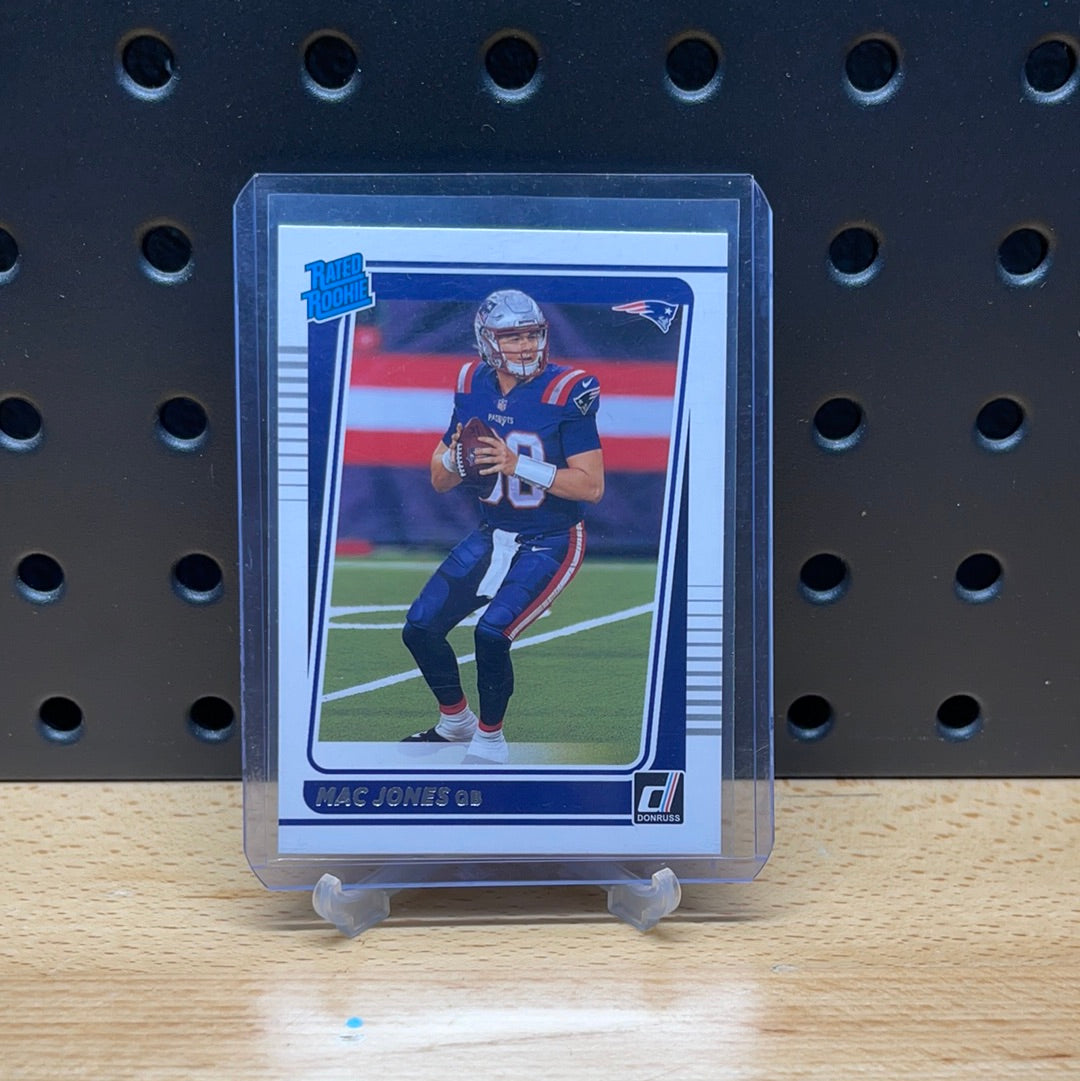 2021 Donruss Football Mac Jones #255 Rated Rookie New England Patriots RC