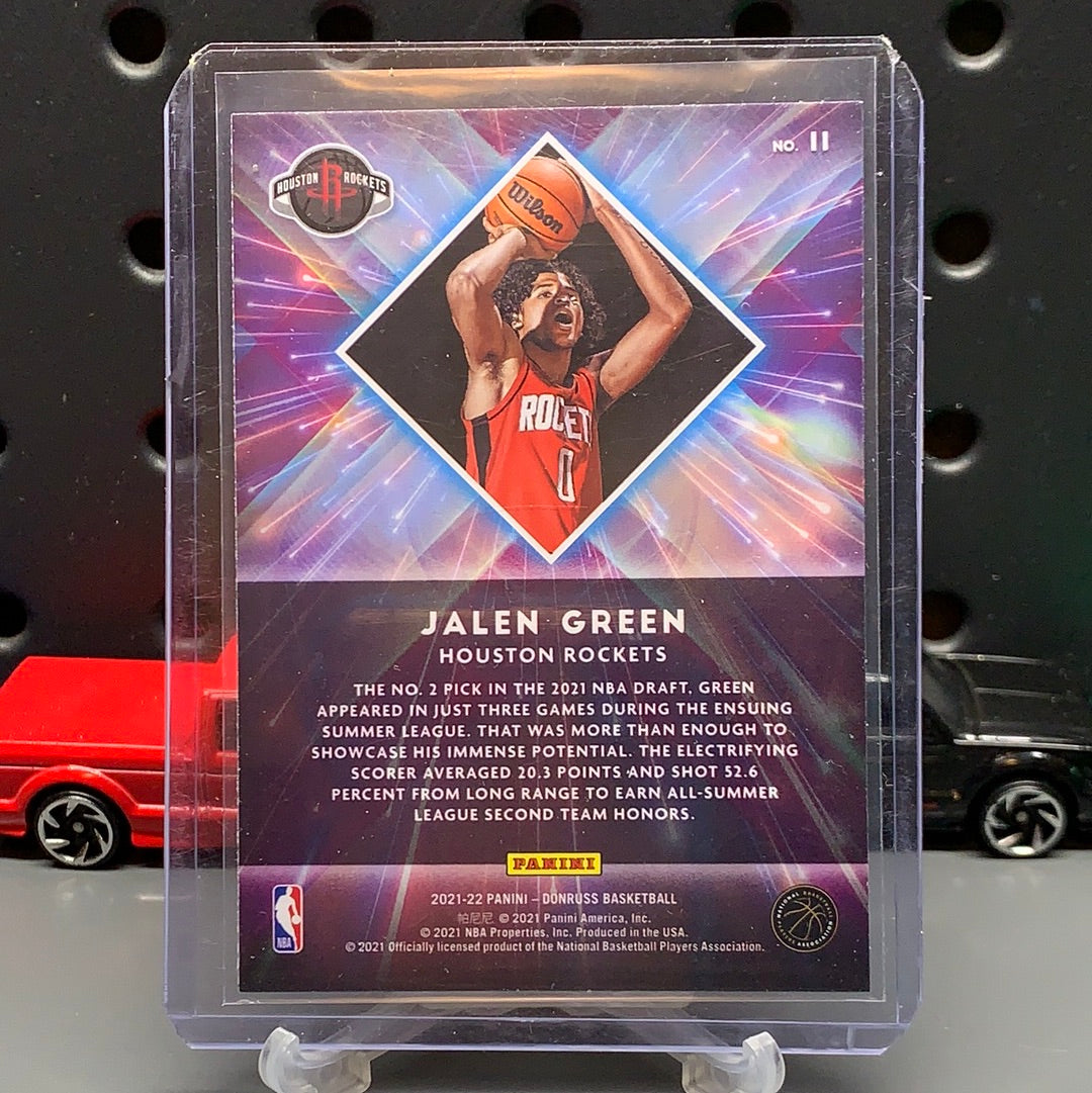JALEN GREEN GREAT XPECTATIONS ROOKIE CARD - 2022 DONRUSS #11