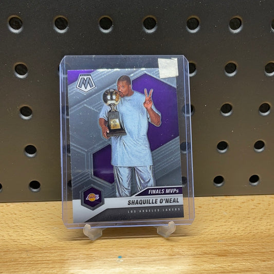 2020-2021 Panini Mosaic Shaquille O'Neal Finals MVP Base #300 Lakers