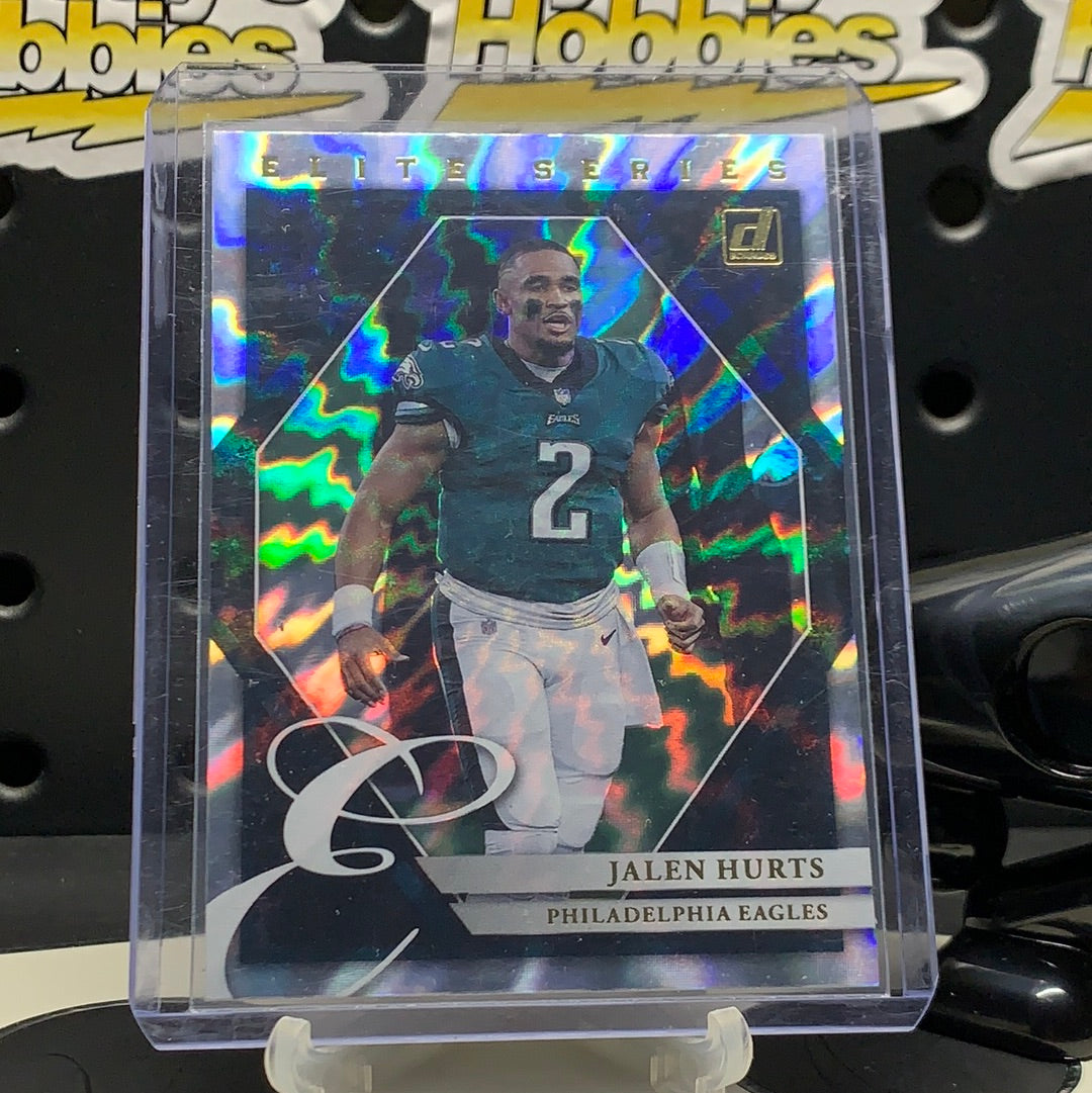 2021 Panini Donruss Jalen Hurts Elite Series Insert #ES-JHU Eagles Rookie Card