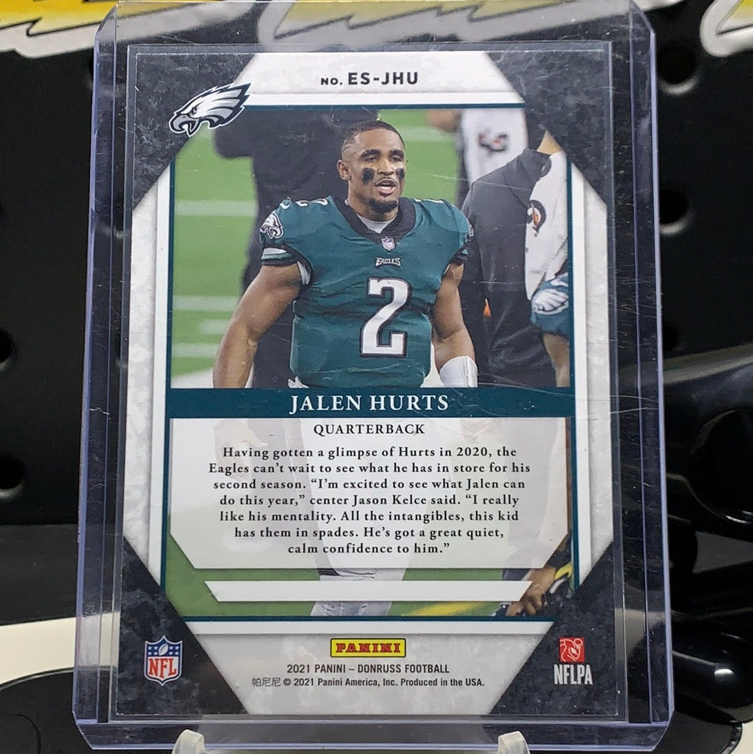2021 Panini Donruss Jalen Hurts Elite Series Insert #ES-JHU Eagles Rookie Card