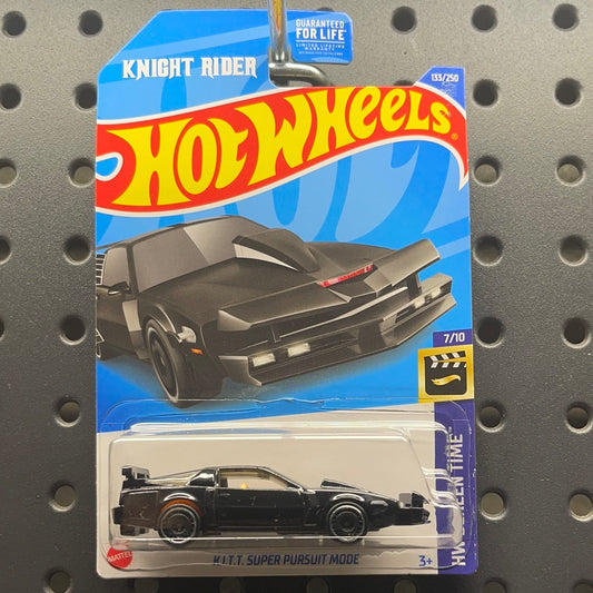 2022 Hot Wheels Knight Rider K.I.T.T. KITT Super Pursuit Mode HW Screen Time