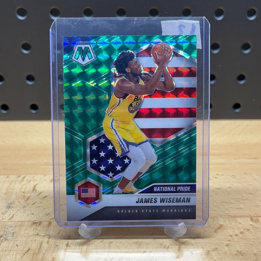 2020-21 JAMES WISEMAN NBA PANINI MOSAIC NATIONAL PRIDE GREEN REACTIVE #260