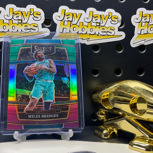 MILES BRIDGES #42 - BLUE PRIZM REFRACTOR PARALLEL 2021-2022 NBA PANINI SELECT