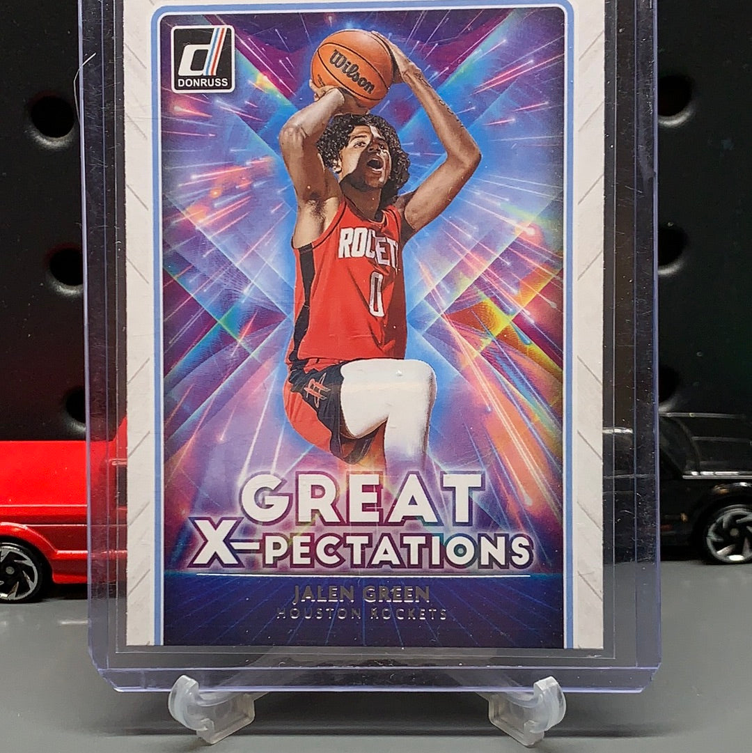 JALEN GREEN GREAT XPECTATIONS ROOKIE CARD - 2022 DONRUSS #11