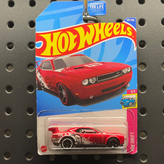 2022 HOT WHEELS * Q CASE * DODGE CHALLENGER DRIFT CAR HW DRIFT 3/5 RED
