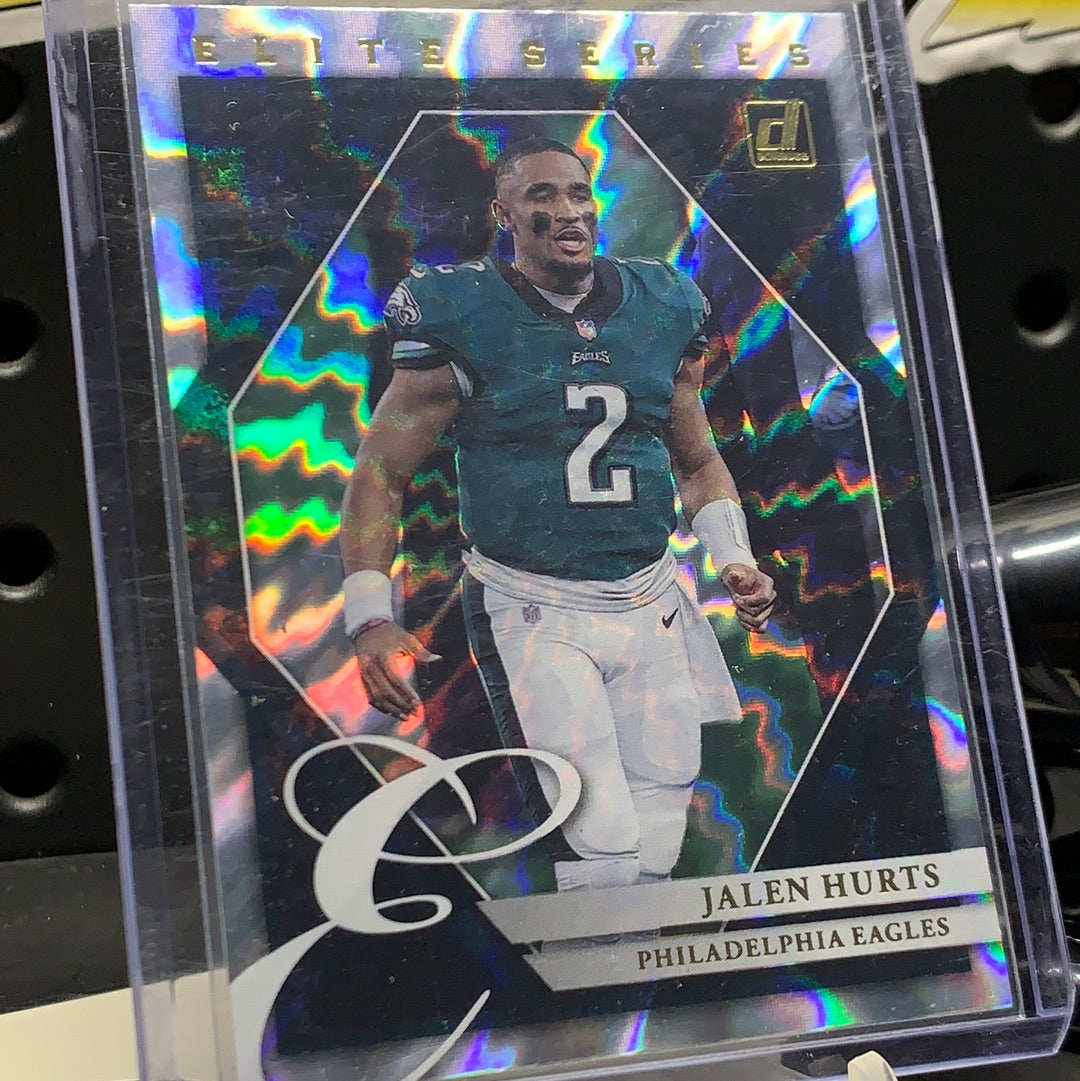 2021 Panini Donruss Jalen Hurts Elite Series Insert #ES-JHU Eagles Rookie Card
