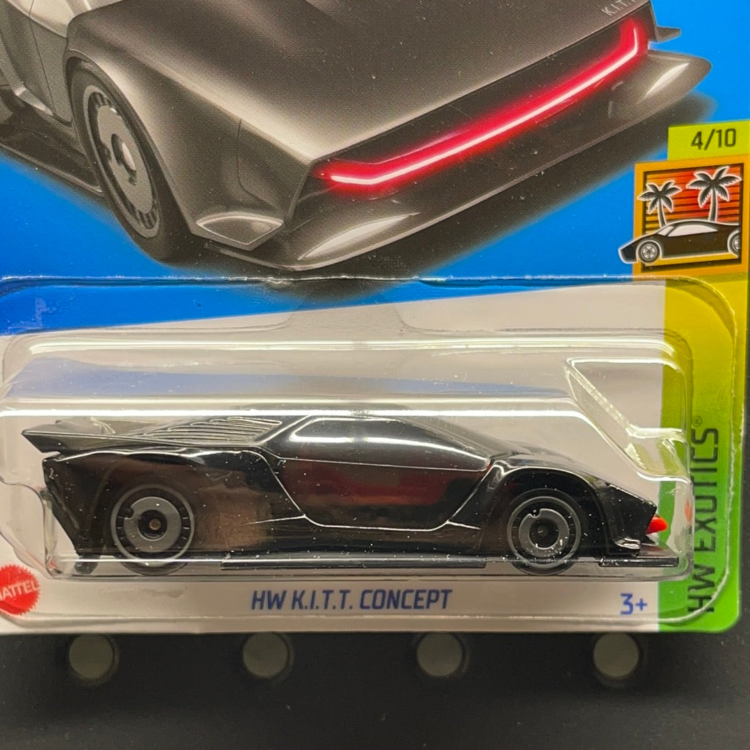 Hot Wheels 2022 #185 Exotics Knight Rider HW KITT Concept Car VHTF Rare