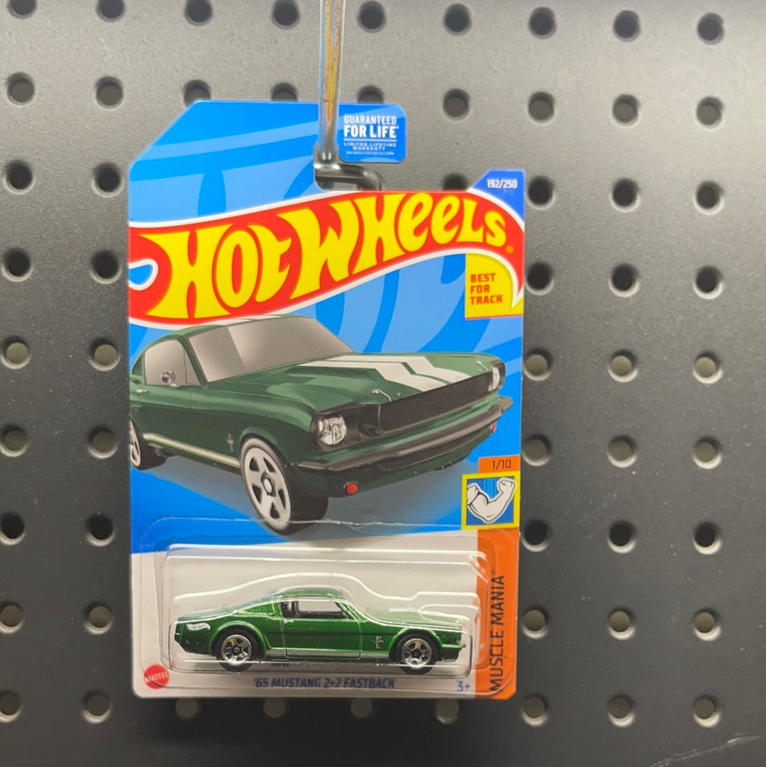 Hotwheels #1/10 Muscle Mania #192/250 HW '65 MUSTANG 2+2 FASTBACK