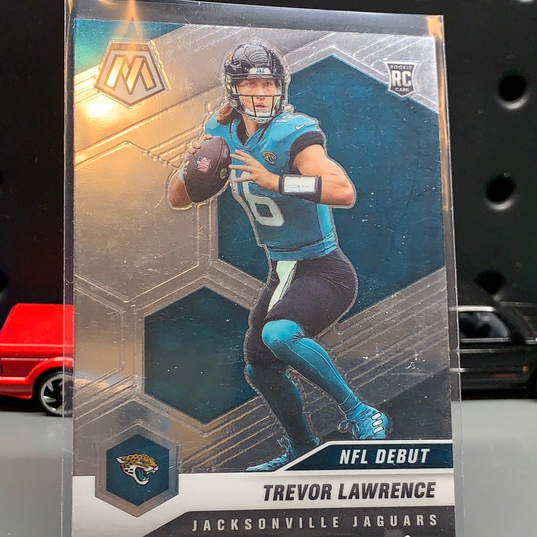 2021 Panini Mosaic TREVOR LAWRENCE NFL DEBUT BASE RC Jaguars #241