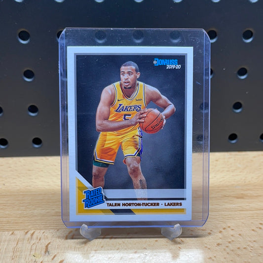2019-20 Panini Donruss Rated Rookie Talen Horton-Tucker RC #248, Lakers