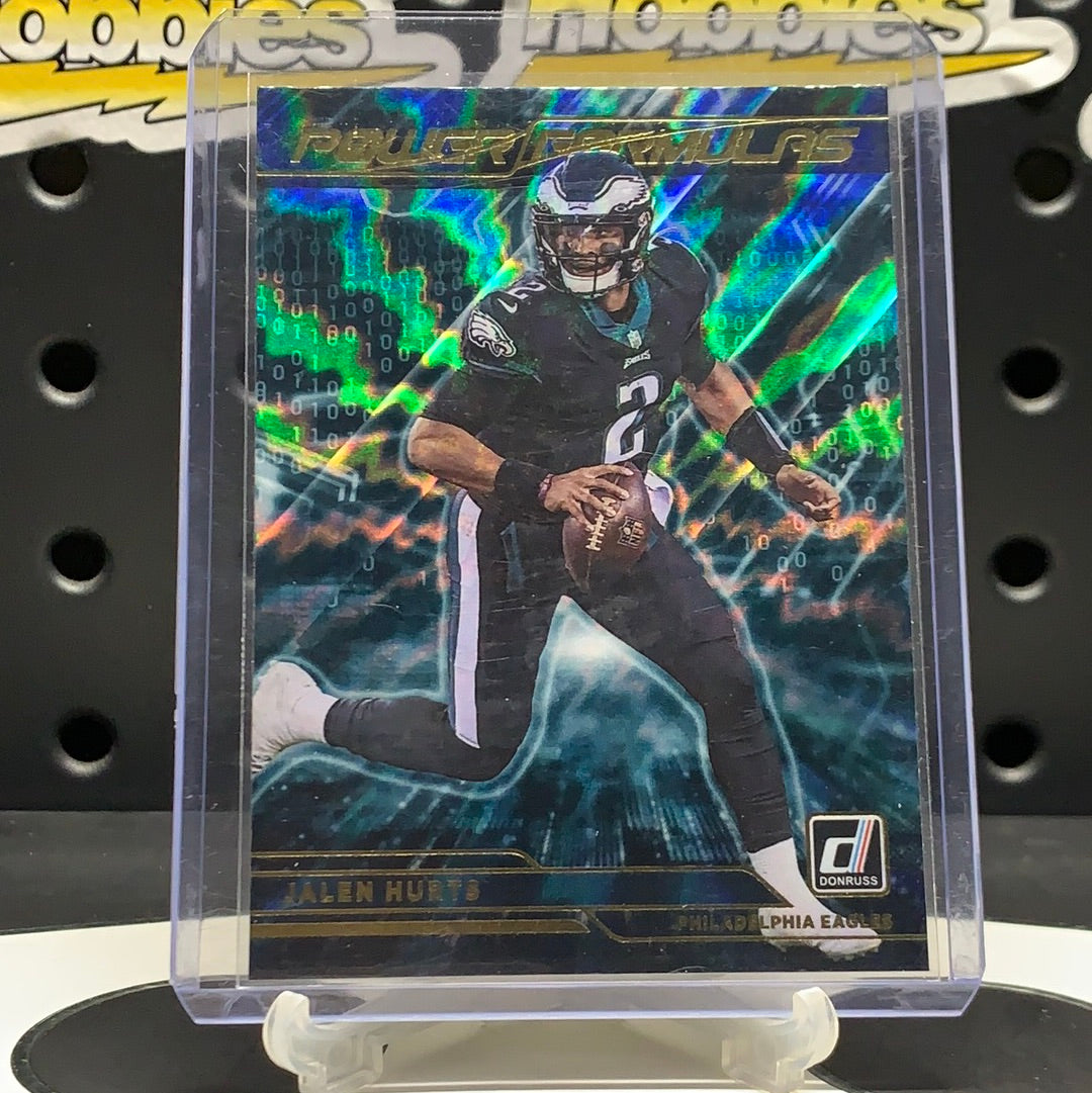 2021 Panini Donruss Power Formulas Jalen Hurts #PF9 Philadelphia eagles NFL rare