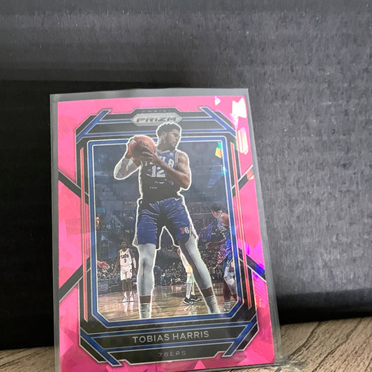 Tobias Harris 2021-22 Panini Prizm Pink Ice Prizm #145 Philadelphia 76ers
