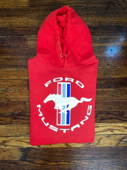 Reflective Ford Mustang logo hoodie