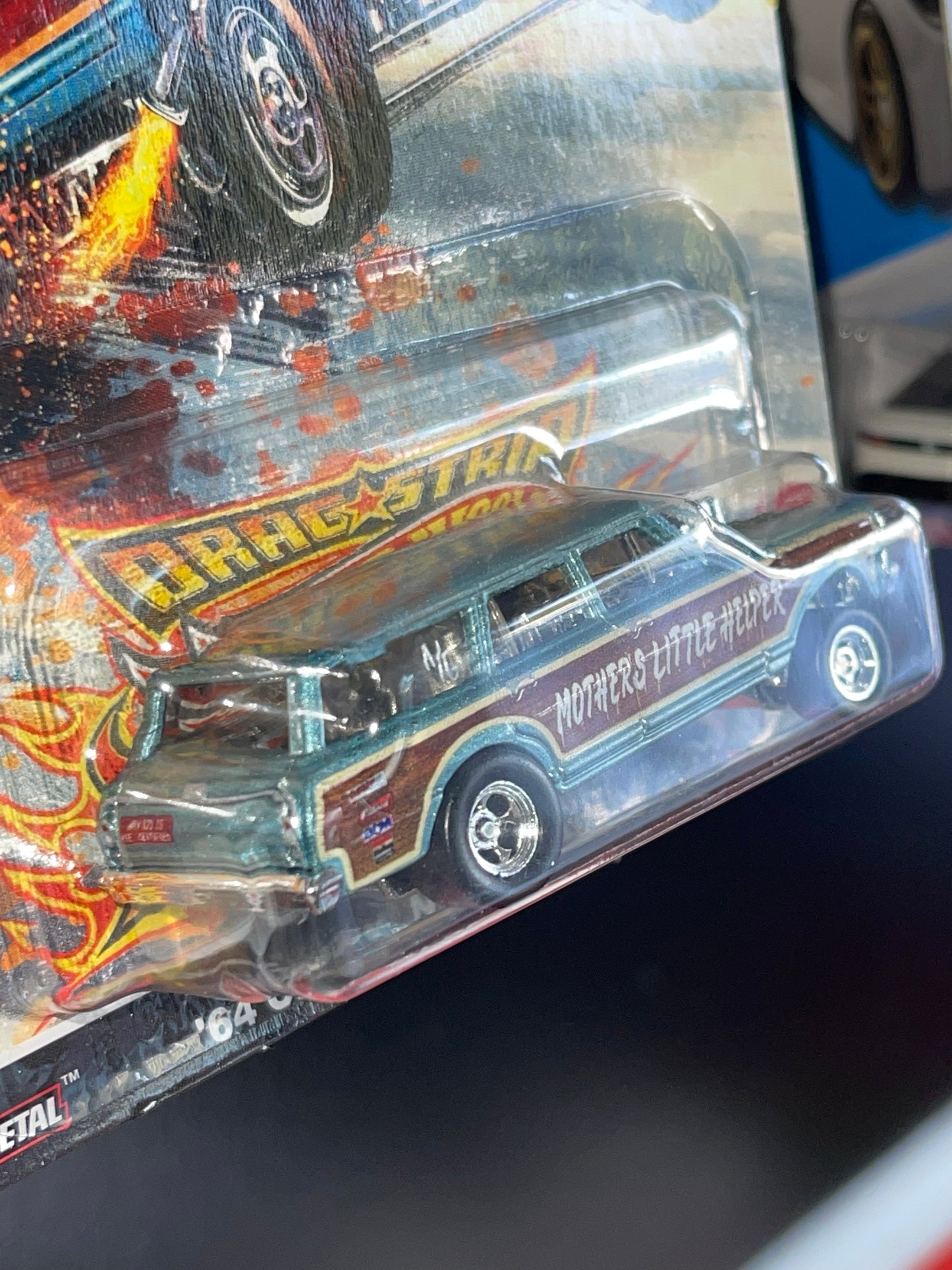 2023 HOT WHEELS DRAG STRIP DEMONS '64 CHEVY NOVA GASSER MOTHERS LITTLE HELPER