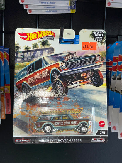 2023 HOT WHEELS DRAG STRIP DEMONS '64 CHEVY NOVA GASSER MOTHERS LITTLE HELPER